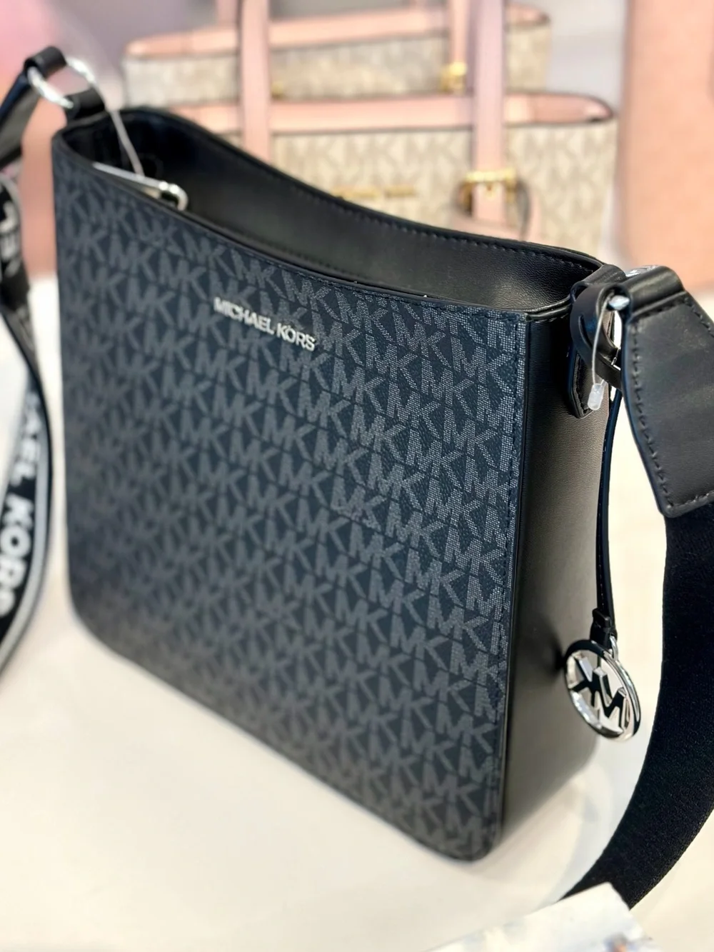 Michael Kors Jet Set Travel Small Signature Logo Crossbody Messenger Bag